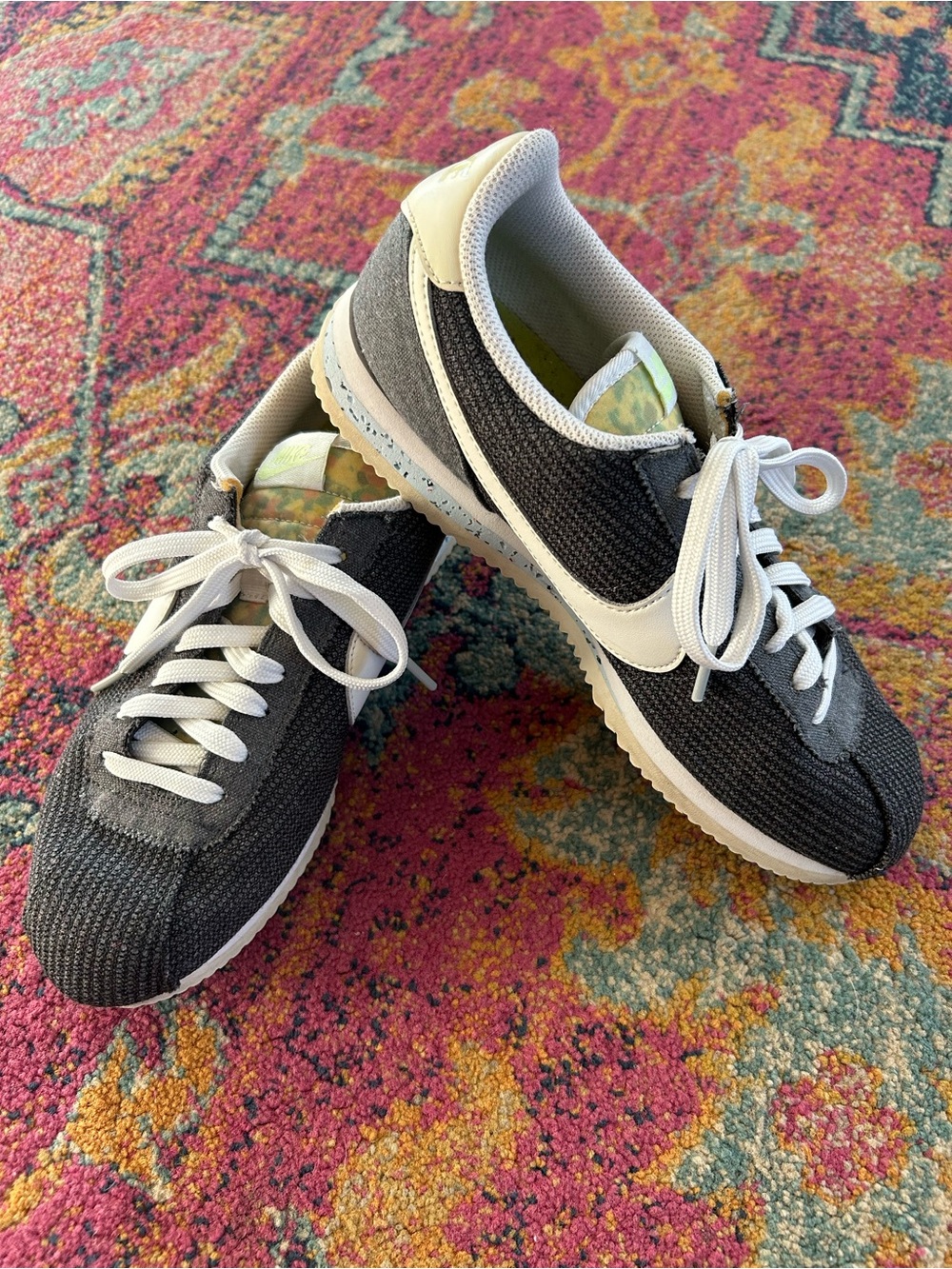 Nike | Women’s ‘Iron Grey’ Cortez Basic Premium Recycled Canvas Pack Sneaker 8.5 - Picture 5 of 16